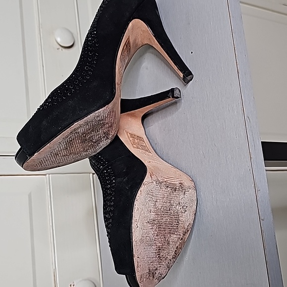 White House Black Market Luxury Heels, Black with studs, Size - Picture 7 of 10